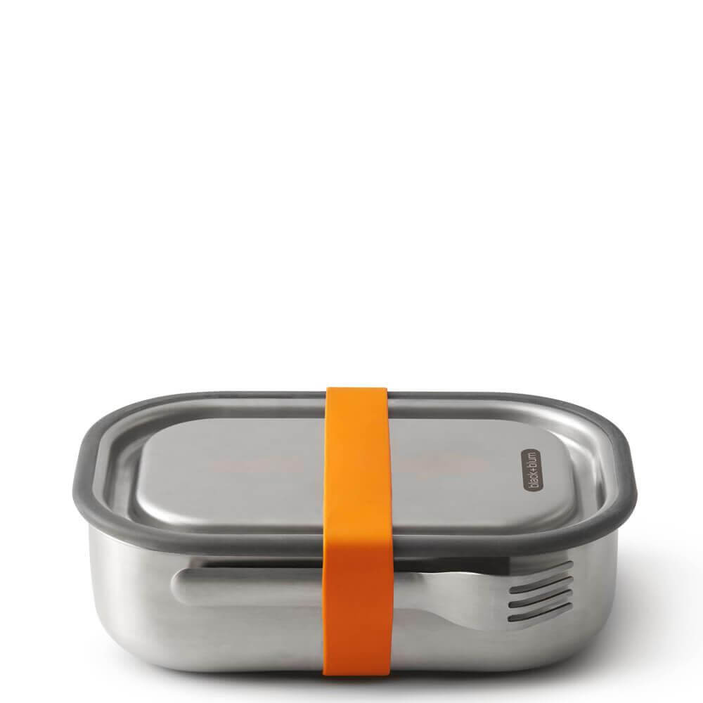 Black & Blum Orange Stainless Steel Lunch Box